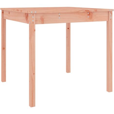 Table de jardin 82,5x82,5x76 bois massif de douglas (1/5)