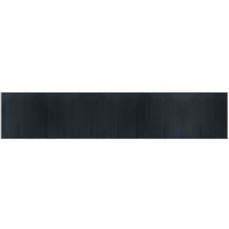 Tapis rectangulaire gris 100x1000 bambou (1/5)