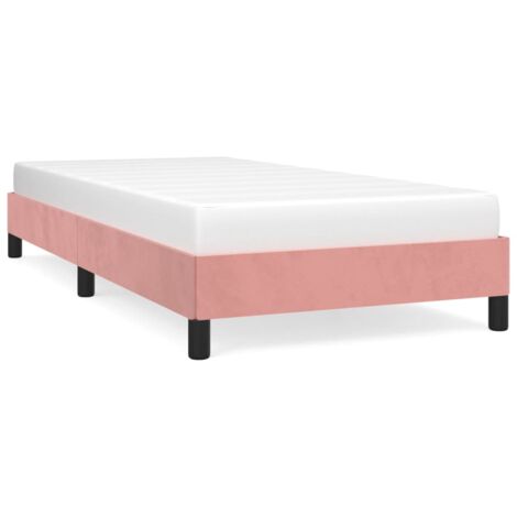 Cadre de lit Rose 80x200 Velours (1/5)