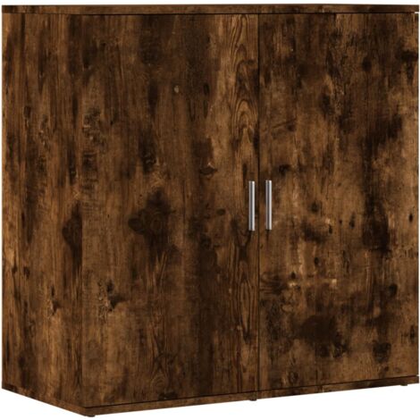 Buffet chêne fumé 79x38x80 bois d'ingénierie (1/5)