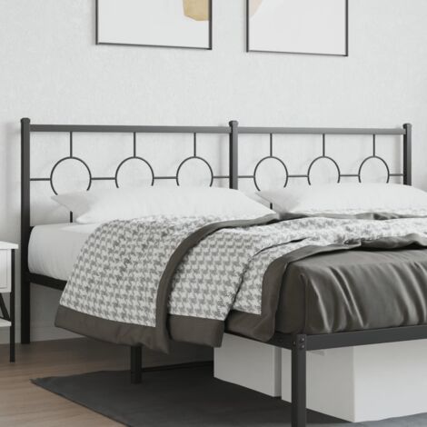 Tête de lit métal noir 200cm (1/5)