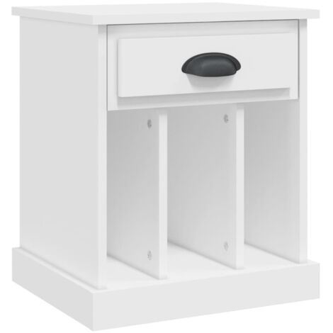 Table de chevet blanc 43x36x50 (1/5)