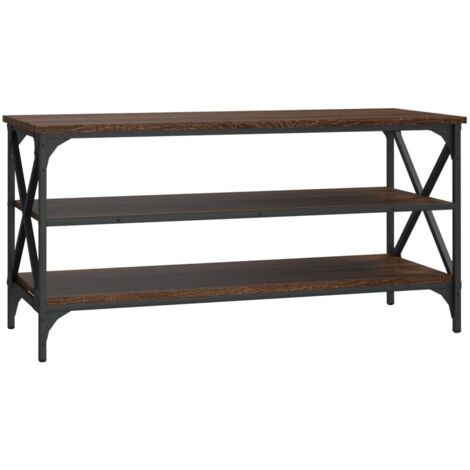Meuble TV Chêne marron 100x40x50 Bois d'ingénierie (1/5)