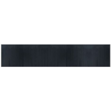 Tapis rectangulaire gris 100x500 bambou (1/5)