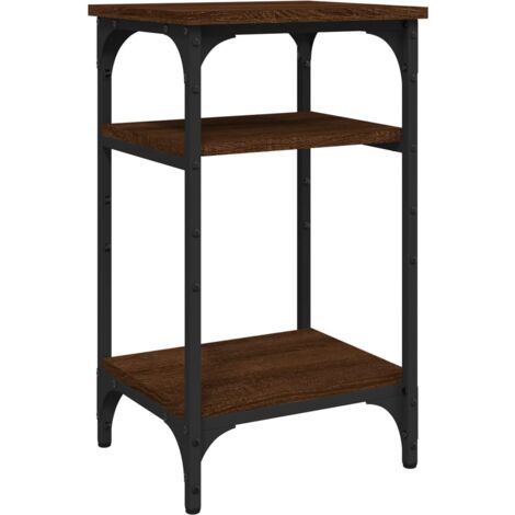 Table d'appoint Chêne marron 35x30x60 Bois d'ingénierie (1/5)