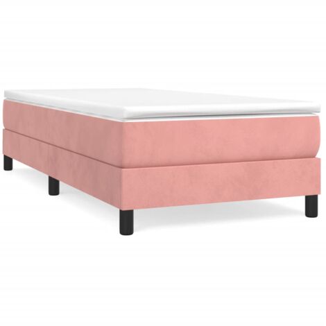 Cadre de lit Rose 80x200 Velours (1/5)