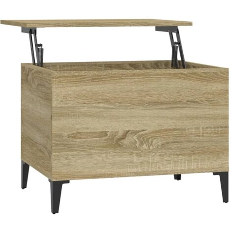 Table basse Chêne sonoma 60x44,5x45 Bois d'ingénierie (1/5)