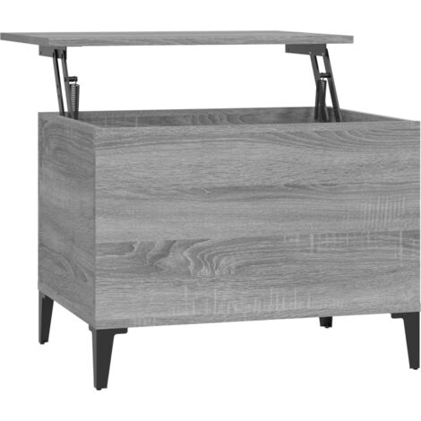 Table basse Sonoma gris 60x44,5x45 Bois d'ingénierie (1/5)