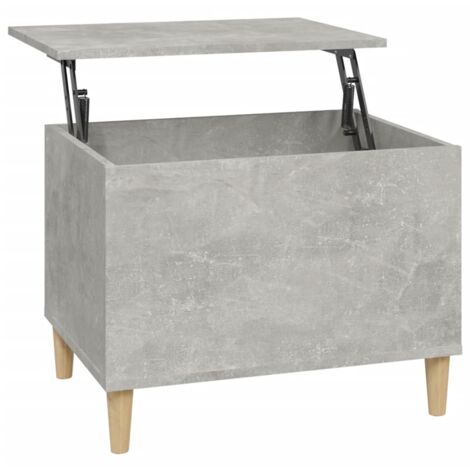 Table basse Gris béton 60x44,5x45 Bois d'ingénierie (1/5)