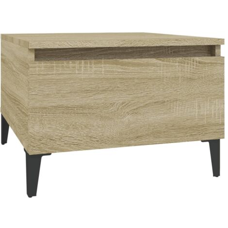 Table d'appoint Chêne sonoma 50x46x35 Bois d'ingénierie (1/5)