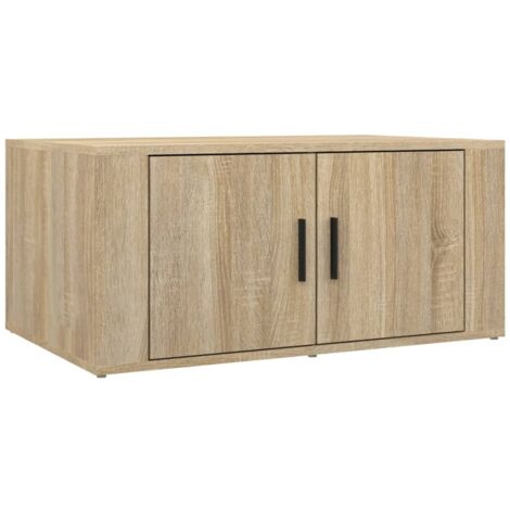 Table basse Chêne sonoma 80x50x36 Bois d'ingénierie (1/5)
