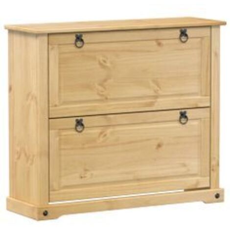 Armoire à chaussures Corona 99x32x85 bois de pin massif (1/5)