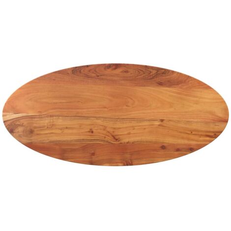 Dessus de table 110x40x2,5 ovale bois massif d'acacia (1/5)