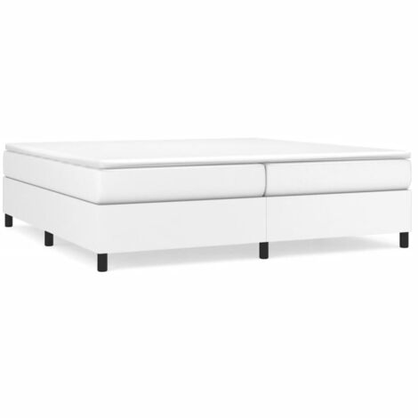 Cadre de lit Blanc 200x200 Similicuir (1/5)