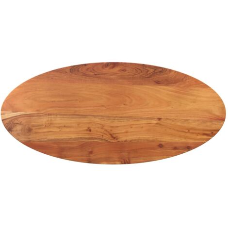 Dessus de table 90x40x3,8 ovale bois massif d'acacia (1/5)