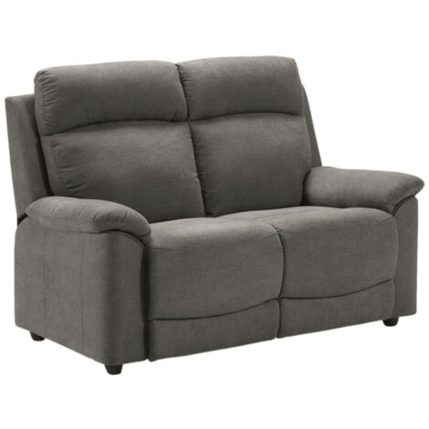 Canapé de relaxation en tissu Katika-Gris-Système Electrique-1 place fauteuil