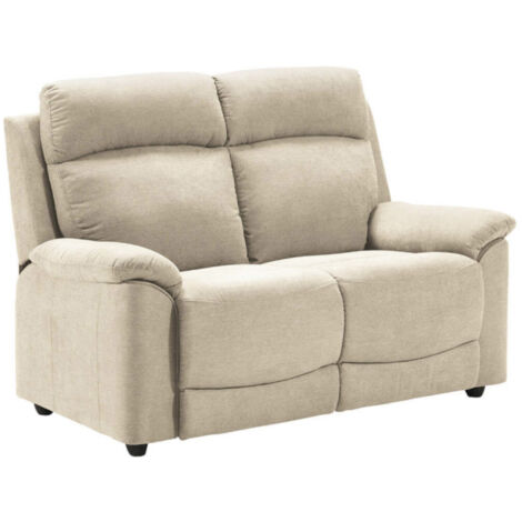 Canapé de relaxation en tissu Katika-Beige clair-Système Electrique-1 place fauteuil (1/5)