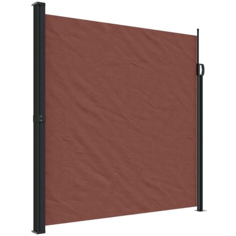 Auvent latéral rétractable marron 200x500 (1/5)