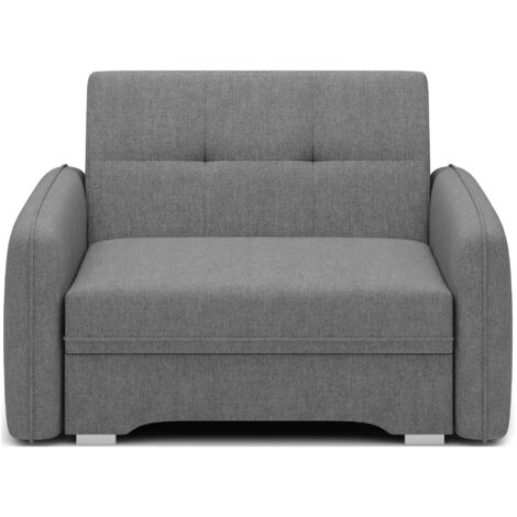Fauteuil convertible LANY - Compact et ingénieux-Gris foncé