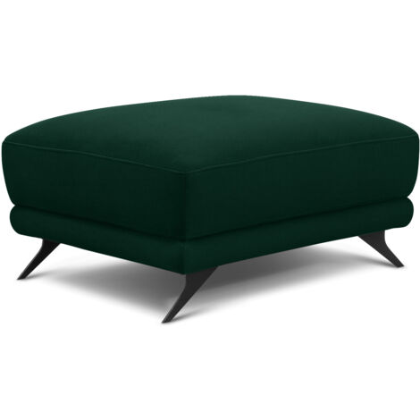 Pouf en tissu MAGY – Confort dans un style contemporain-Vert (1/3)