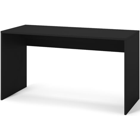 Bureau KAZY – 120 ou 140cm – Blanc ou Noir Mat 140 cm-Noir-Largeur 140 cm