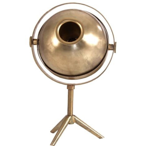 Lampe à poser métal et laiton doré mate Yavain 80 (1/3)