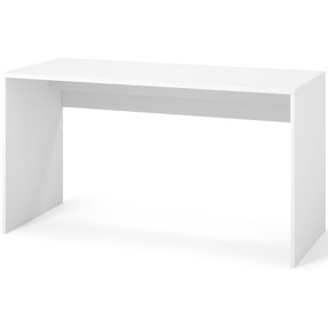 Bureau KAZY – 120 ou 140cm – Blanc ou Noir Mat 120 cm-Blanc-Largeur 120 cm