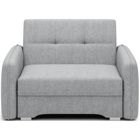 Fauteuil convertible LANY - Compact et ingénieux-Gris clair