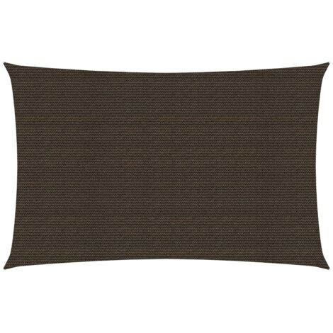 Voile d'ombrage 160 g-m² Marron 5x7 m PEHD (1/5)