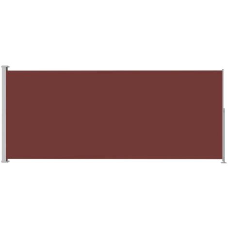 Auvent latéral rétractable de patio 180x500 Marron 2 (1/5)