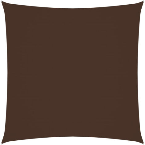 Voile de parasol Tissu Oxford rectangulaire 2x2,5 m Marron (1/5)