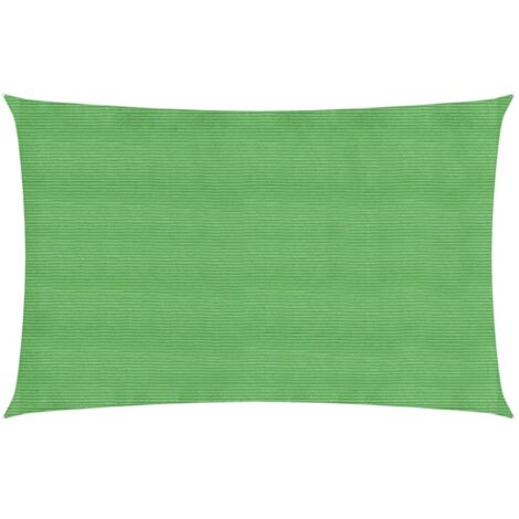 Voile d'ombrage 160 g-m² Vert clair 3x6 m PEHD (1/5)