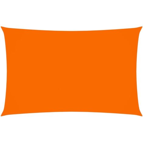 Voile de parasol Tissu Oxford rectangulaire 3x6 m Orange (1/5)