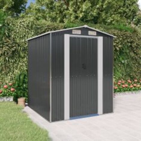 Abri de jardin Anthracite 192x191x223 Acier galvanisé (1/5)