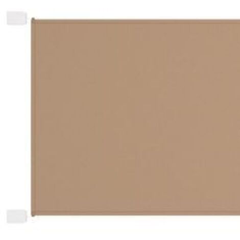 Auvent vertical Taupe 140x800 Tissu oxford (1/5)