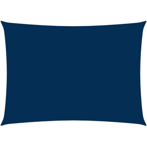 Voile de parasol Tissu Oxford rectangulaire 2x4 m Bleu (1/5)