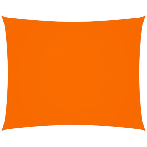 Voile de parasol Tissu Oxford rectangulaire 2x2,5 m Orange (1/5)