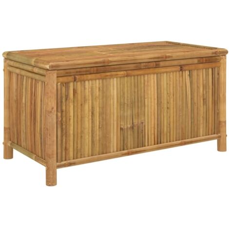 Boîte de rangement de jardin 110x52x55 Bambou