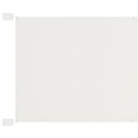 Auvent vertical Blanc 140x600 Tissu oxford (1/5)