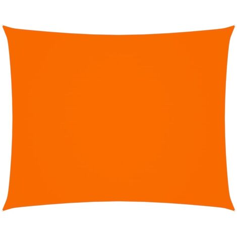 Voile de parasol Tissu Oxford rectangulaire 2,5x3 m Orange (1/5)