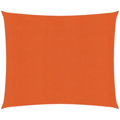 Voile d'ombrage 160 g-m² Orange 2,5x3 m PEHD (1/5)