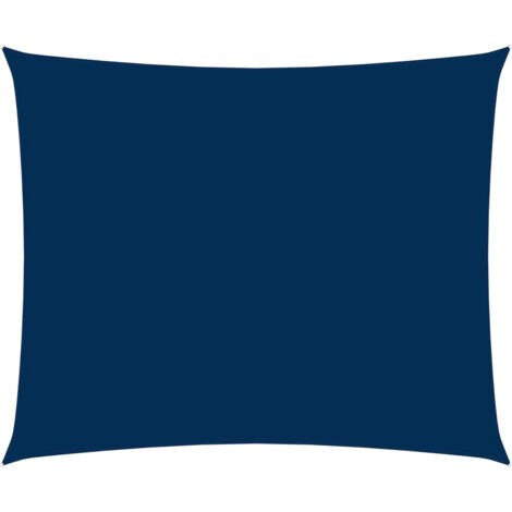 Voile de parasol Tissu Oxford rectangulaire 3x4,5 m Bleu (1/5)