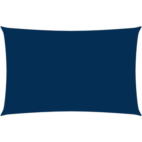 Voile de parasol Tissu Oxford rectangulaire 4x7 m Bleu (1/5)