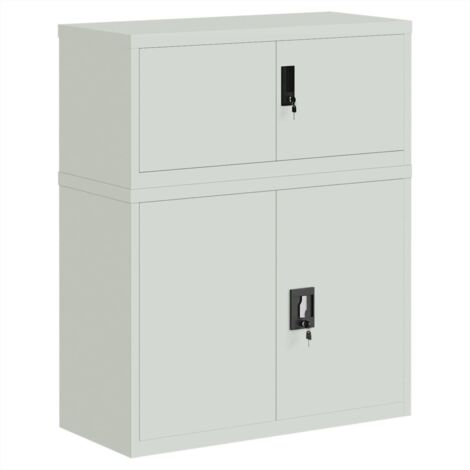 Porte-bûches En Acier Galvanisé - Gris Clair 120x45x100 Cm - Neuf