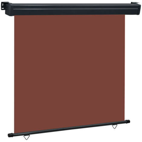 Auvent latéral de balcon 170x250 Marron 2 (1/5)
