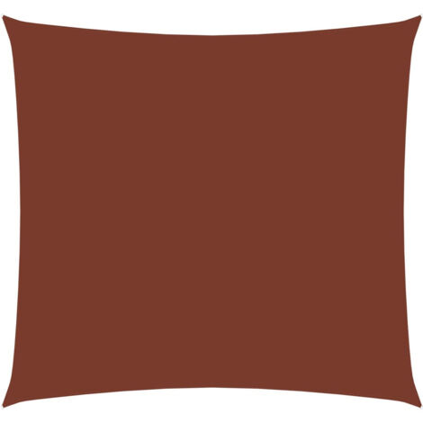 Voile de parasol Tissu Oxford rectangulaire 2x2,5 m Terre cuite (1/5)