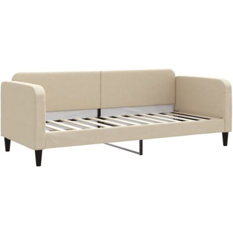 Lit de repos crème 80x200 tissu (1/5)
