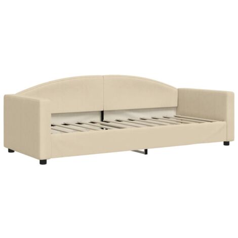 Lit de repos crème 80x200 tissu (1/5)
