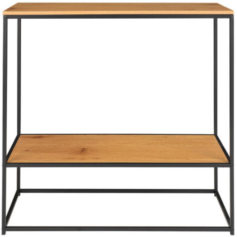 Console fixe VITA - Bois naturel ou métal noir-Beige (1/5)