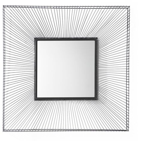 Miroir mural design carré KOOM – L 90 x H 90cm (1/3)